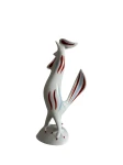 Porcelanowa figurka koguta -niebieski  Hollohaza New Look 