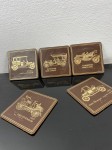 Podkładki pod napoje z samochodami 
