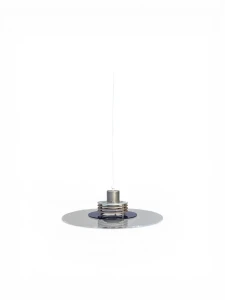Lampa spodek bezbarwna- space age 