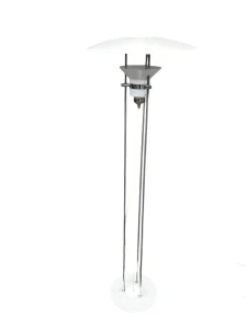 Lampa biała- Stojąca space Age