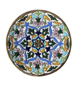 Talerz na ścianę - rozeta - Ceramicas Sevilla
