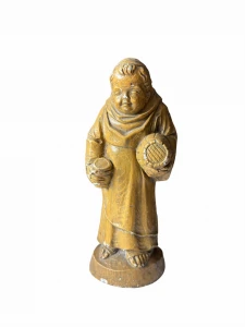 Gipsowa Figurka Mnicha 