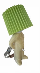 Lampa chłopiec ikona designu 