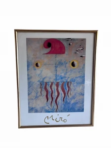 Reprodukcja  pracy Joan Miro 