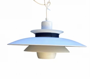 Biała lampa space age- Belux