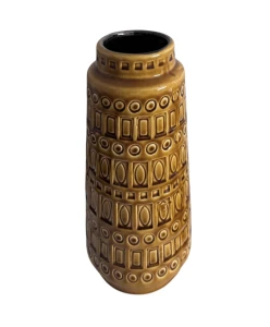 Ceramiczny wazon- Żółty 