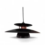 Lampa wisząca-czarna space age 