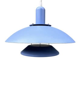 Duńska lampa wisząca- niebieska 