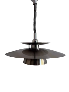 Lampa wisząca - Space Age  srebrna