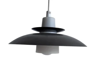Szara lampa wisząca