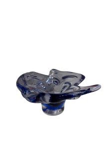 Czechosłowacka szklana patera- Hutnik Glass