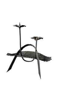 Świecznik metaloplastyka 