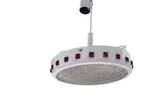 Lampa wisząca z kryształkami 