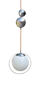 Lampa wisząca kula Czechosłowacja lata 40.