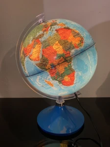 Włoski globus lampa mały 