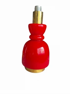 szklana lampa 
