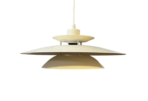 duńska lampa space age ecru 