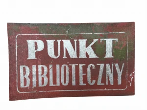 tabliczka punkt biblioteczny 
