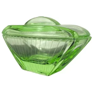  Szklane puzderko w stylu Art deco - Lausitzer Glas