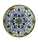 Talerz na ścianę - rozeta - Ceramicas Sevilla