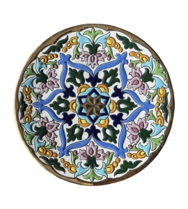 Talerz na ścianę - rozeta - Ceramicas Sevilla