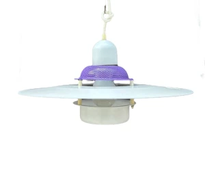 Lampa wisząca - fioletowa - Space Age