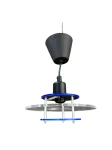 Szklana lampa spodek - Dania